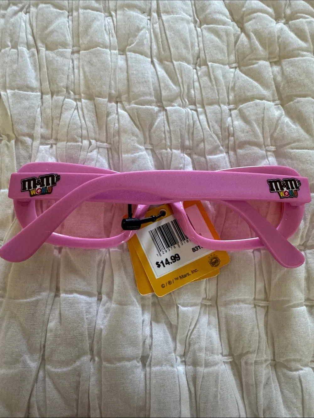 M&M'S Pink Kids Character Sunglasses with Green M&M Accents